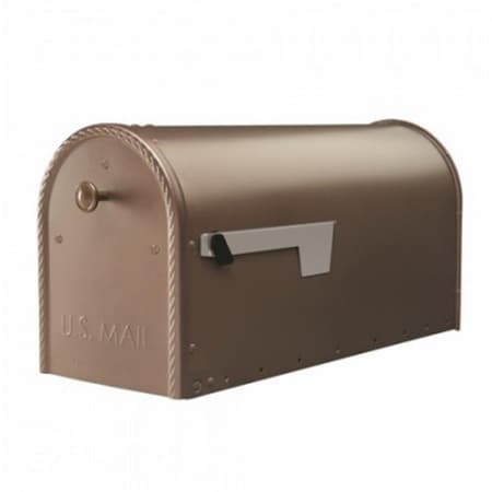 Post Mount Mailbox - Bronze; Large